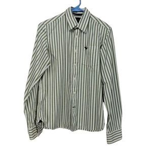 Abercrombie & Fitch Boys Pin Stripe Button Down Top Shirt Size‎ XL